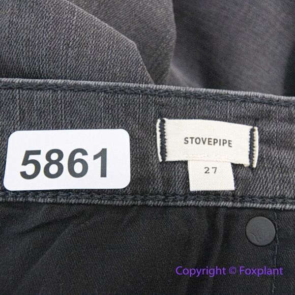 NEW Madewell Stovepipe Jeans in Banberry Wash: Raw-Hem Edition,‎ 27 - Picture 11 of 13